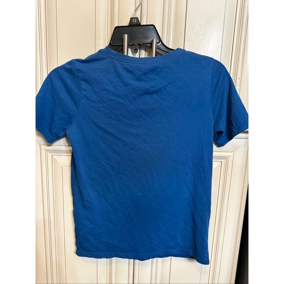 Nike Kids Minnesota Timberwolves Elite Practice Dri-Fit T-Shirt Blue White Small - Picture 5 of 5